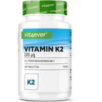 Vit4ever Vitamin K2 Menaquinon MK-7 Tabletten 365 St.