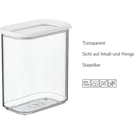Mepal Modula rechteckig weiß 1 l 9-teiliges Set