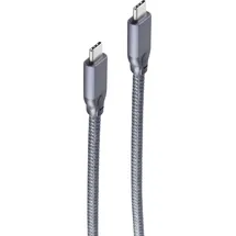 ShiverPeaks BASIC-S USB 3.2 Kabel, C-Stecker - C-Stecker - Grau