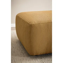 Home Affaire Hocker Torge Cord 100 x 42 x 68 cm Gelb