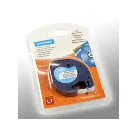 Dymo 91221 schwarz auf weiß 1,2cm x 4m