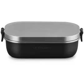 Le Creuset Lunchbox schwarz matt 15,3 x 6,4 x 21,8 cm 0,9 l