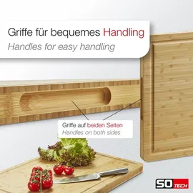SOTech ORGA-BOX Schneidebrett Bambus 1-tlg. 61 x 40,5 x 3,2 cm