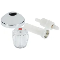 Grohe Atlanta Absperrventil rot/chrom