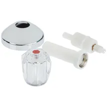 Grohe Atlanta Absperrventil rot/chrom