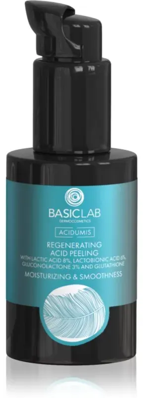 BasicLab Dermocosmetics Acidumis sanftes feuchtigkeitsspendendes Peeling für das Gesicht 30 ml