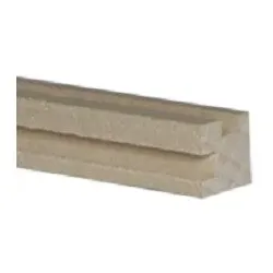 Pyramideneckleiste 4eck 4 mm Nut