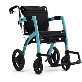 Rollz Motion 2.1 Rollator und Rollstuhl 2in1 Dark Purple