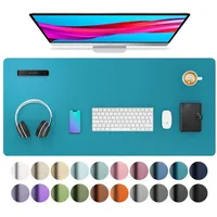 Luxuskollektion Schreibtischunterlage Mauspad Leder Wildleder Büro Home 91cmx43cm