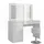 Vicco Vicco, Schminktisch, Sherry mit LED-Spiegel und Hocker (119.80 x 50.10 x 76 cm)