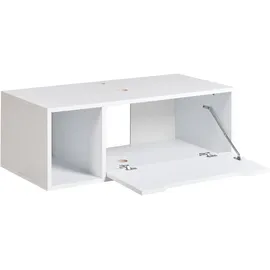 Beliani Waschbeckenunterschrank 80 x 28 x 40 cm Weiß