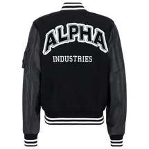 Alpha Industries PU College Jacket Light schwarz M