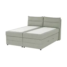 Möbel Kraft Boxspringbett 193 x 109 cm Grün