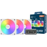 Montech GF120R V2 ARGB 3 in 1 Pack White