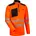 X-Treme Skin Langarm Funktionsshirt Orange/Schwarz M