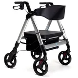 Vermeiren Goliat XXL Rollator Leichtgewichtrollator bis 200 kg rot