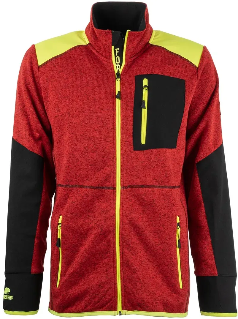 FORSBERG Forst Strickjacke mit Verstärkungen
