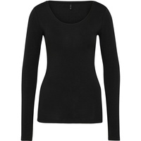 ONLY Damen Longsleeve Onllive Love Life Basic Damen-Shirt 15204712 Black M