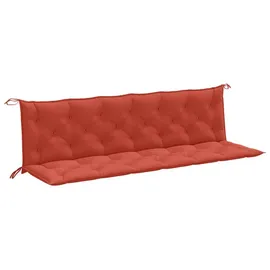 vidaXL Gartenbankauflage 200 x 50 x 7 cm melange rot 2 St.