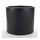 eleganteinrichten Pflanzkübel Fiberglas Ø 60x x 50cm schwarz-matt