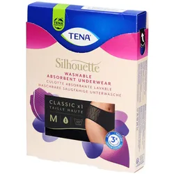 Tena Silhouette Waschbarer Slip Hohe Taille M - Schwarz