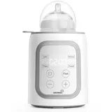 GROWNSY Flaschenwärmer Baby, 10-in-1 Fläschchenwärmer für alle Flaschen mit Timer, präziser Temperaturkontrolle und automatischer Abschaltung, multifunktionaler für Muttermilch