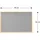 ALLboards Pinnwand 90 x 60 cm Grau