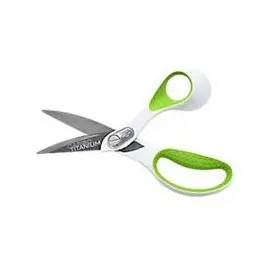 Westcott Papierschere CARBO Titan Nitrid NON STICK lichtgrau-grün 21,4 cm