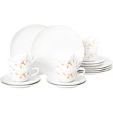 SELTMANN WEIDEN Kaffeeservice 18-tlg. Liberty Golden Rose - B/H/T ca. 24,00x18,10x43,00