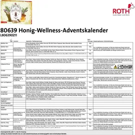 ROTH Honig-Wellness-Adventskalender