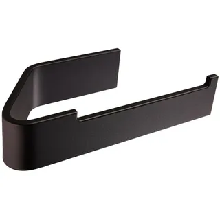 Designfabrik Hamburg Toilettenpapierhalter Schwarz, Metall, Rechteckig, 17x4x8 cm, Badaccessoires