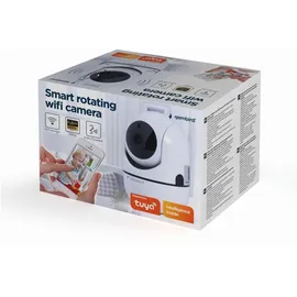 Gembird Smart Home WiFi-Kamera, 355°drehbar,1080p,weiß