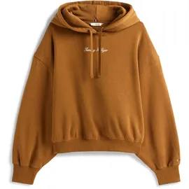 Tommy Hilfiger Hoodie Classic Script Fleece Highland Khaki L