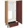 Nobilia Kühlumbauschrank Easytouch 60 x 58,3 x 167,8 cm Rot