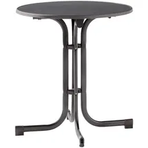 Sieger Gartentisch Ø 70 x 72 cm Anthrazit/Grau