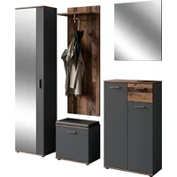 byLIVING Jakob Garderobenschrank 5 Stk. 0 x 0 x 0 grau