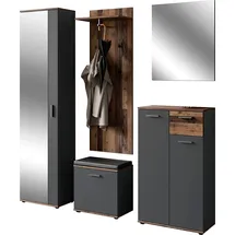byLIVING Jakob Garderobenschrank 5 Stk. 0 x 0 x 0 grau