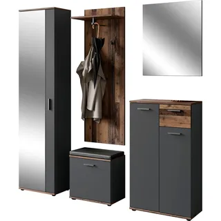byLIVING Jakob Garderobenschrank 5 Stk. 0 x 0 x 0 grau