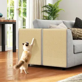 Costway Kratzmatte 80 x 50 cm beige