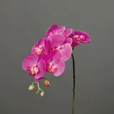 Orchideenzweig Real Touch 80cm DP Kunstblumen künstliche Orchidee Orchideen Blumen (Pink)