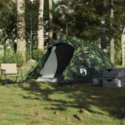 vidaXL Tunnelzelt 3 Personen Camouflage Wasserdicht