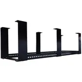 SCHULTE Regalwelt Grundregal Metall 43 x 43 x 24 cm schwarz