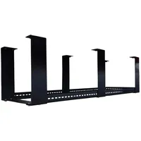 SCHULTE Regalwelt Grundregal Metall 43 x 43 x 24 cm schwarz