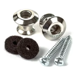 Dunlop Straplok Dual Design Button Set Nickel