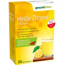 Gesund Leben Heiße Zitrone + Acerola 20 ST