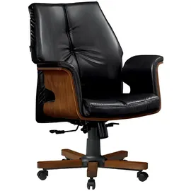 aea Bürostuhl Holz Schwarz