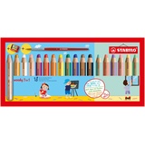 Stabilo woody 3 in 1 & PASTEL Malset farbsortiert, 6 St.