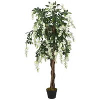 VidaXL Glyzinienbaum Künstlich 1260 Blätter 180 cm Grün und