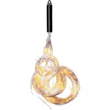 EGLO Lichterkette, silber, transparent Metall, Kunststoff, 300 cm, Lampen & Leuchten, Innenbeleuchtung, Dekoleuchten, Lichterketten