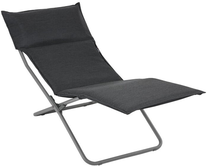 Sonnenliege Bayanne Chaise Lounge Lafuma schwarz, 68x63 cm